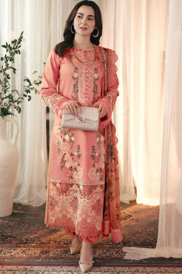 JDE-3PC DHANAK EMBROIDERED
