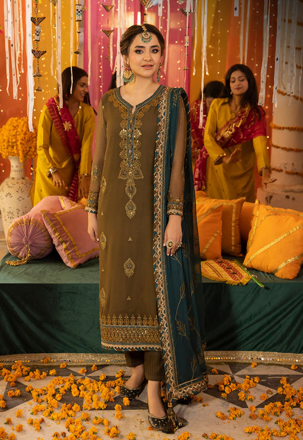AJ-3PC LAWN EMBROIDERED UNSTICH