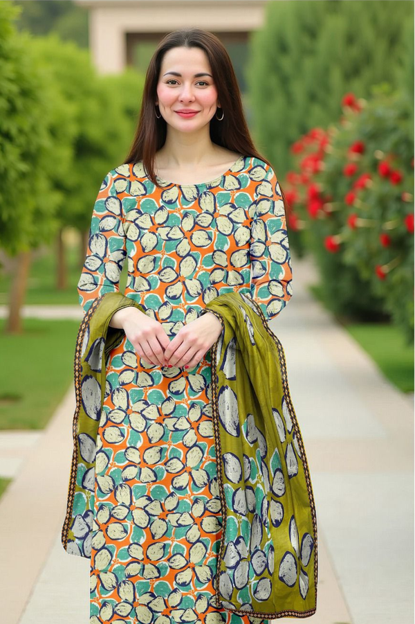 SPH - 3PC PRINTED KHADDAR UNSTITCH