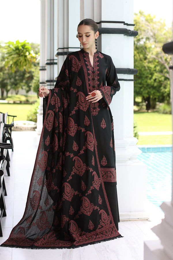 BRZ-3PC LAWN EMBROIDERED