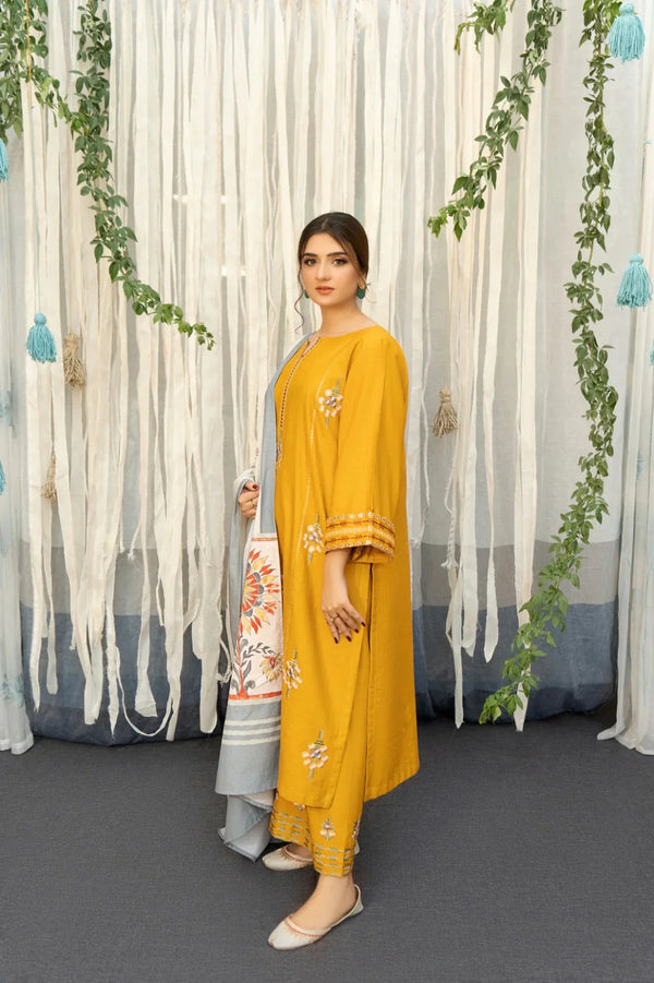 KHD-LAWN 3PC EMBROIDERED UNSTICH